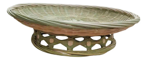 Cesta De Bambú Con Base De Pierna Alta Irrompible Para