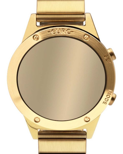 Relógio Euro Digital Led Feminino Eujhs31bab/4d Dourado Nf-e