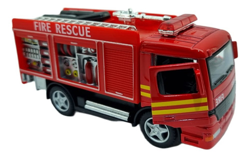 Camión De Bomberos Rescate Esc. 1:50 Kinsfun