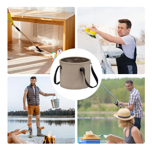 Cubo Plegable, Plegables Para Agua - Bucket De Campamento
