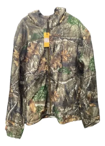 Campera Camuflada 100% Impermeable Forrada Real Tree Camo