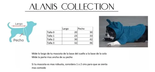 Patron manteau chihuahua sale