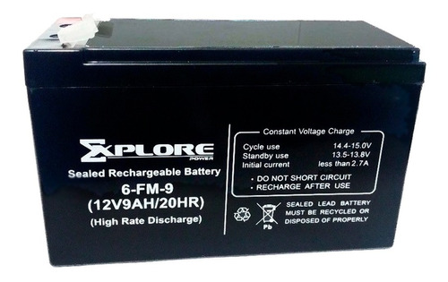 Bateria 12v 9a Para Ups  Explore 9ah 9amp