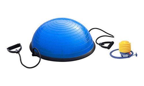 Pelota Bosu + 2 Cuerdas Elasticas + Inflador + Envío Gratis