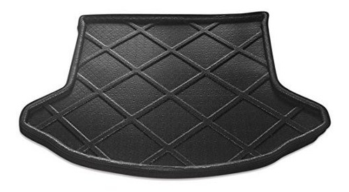 Tapetes - Uxcell Black Rear Trunk Tray Boot Liner Cargo Floo