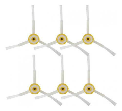 6 Cepillos Laterales De Repuesto Para Roomba 500/600/70