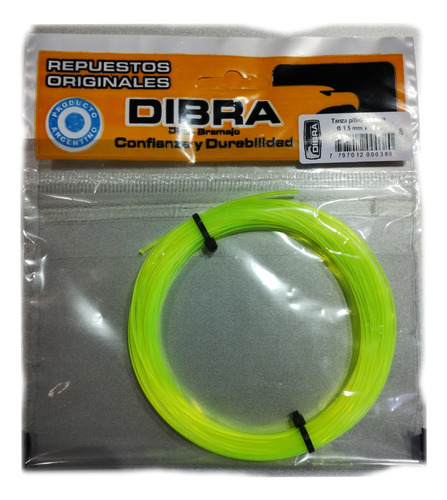 Tanza Para Bordeadora Dibra Redonda 1.5 Mm X 10 Mts