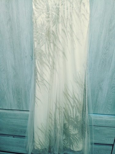 Vestido Dourado Com Bojo Longo