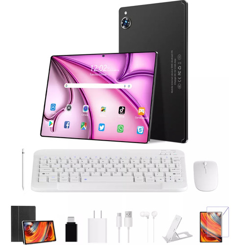 Tableta 11.6'' 512gb+12gb Android13 2xsim Wifi6 Con Teclado
