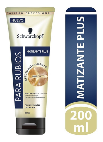 Matizante Plus Schwarzkopf Efecto Anti- - mL a $152