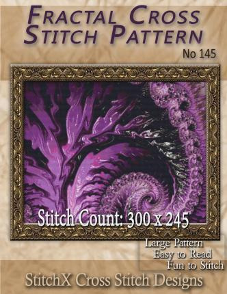 Libro Fractal Cross Stitch Pattern No. 145 - Tracy Warrin...