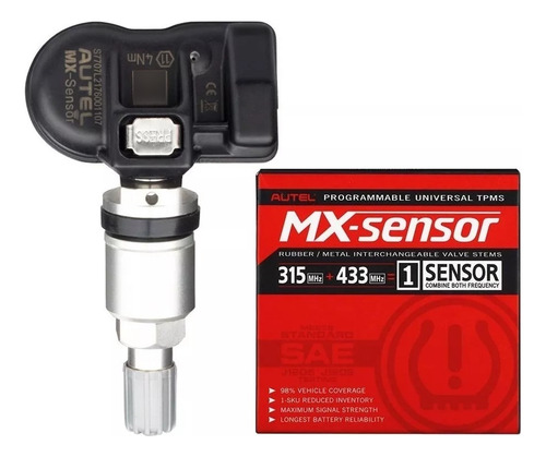 Kit 4 Sensores Programables Autel Tpms Mx-sensor 315-433 Mhz
