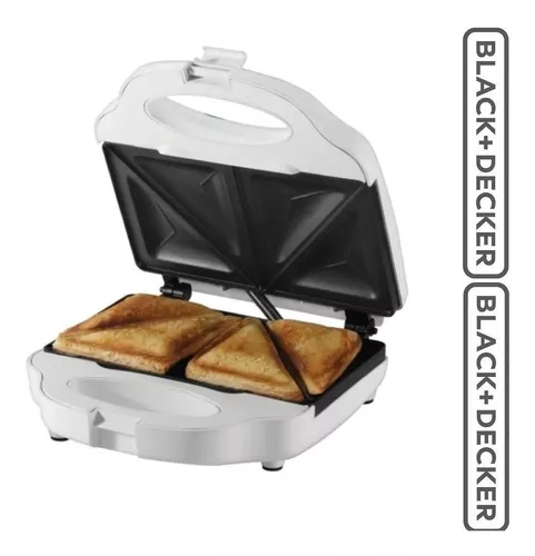 Sandwichera Tostadora Electrica Pan Black+decker Sm24520-ar