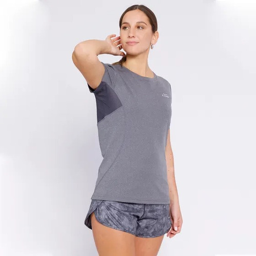 Polera Action Active Dry Mujer Gris Kannü