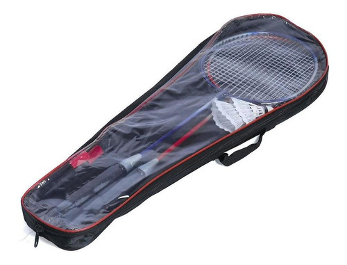 Kit Badminton Hyper Lazer Com 02 Raquetes 02 Petecas