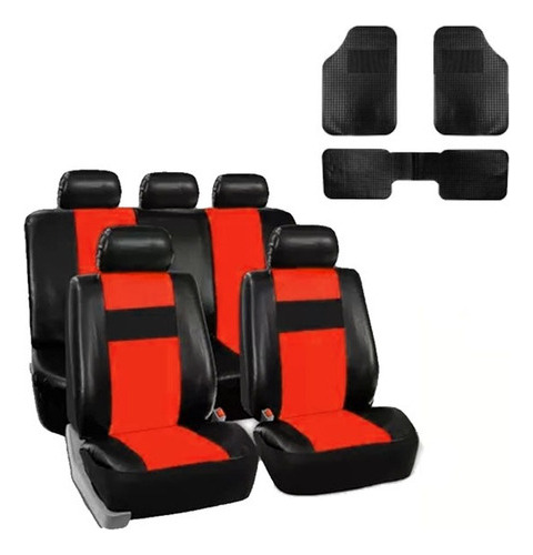 Funda Cubre Asiento Cuerina Fiat Palio Duna Mas+ Alfombra 3p