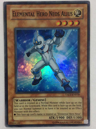 Yugioh! Tcg Elemental Hero Neos Alius Taev-en018