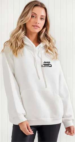 Hoddie Buzo Capota Mujer Algodon Jeep Adven Wrangler Rubicon