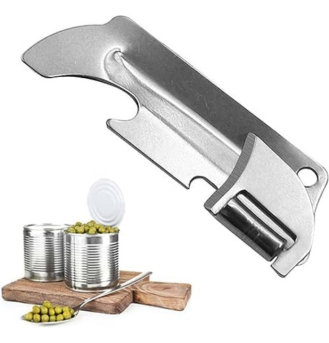 Abrelatas De Acero Inoxidable Plateado, Abrelatas Manuales,