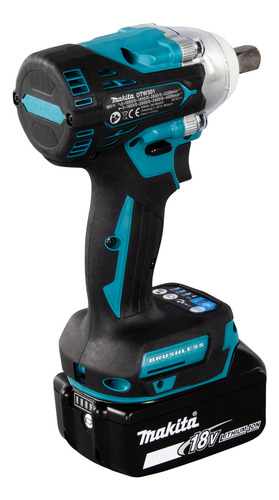 Llave De Impacto Makita Dtw301rtj 1/2 + 2 Baterías 5.0ah