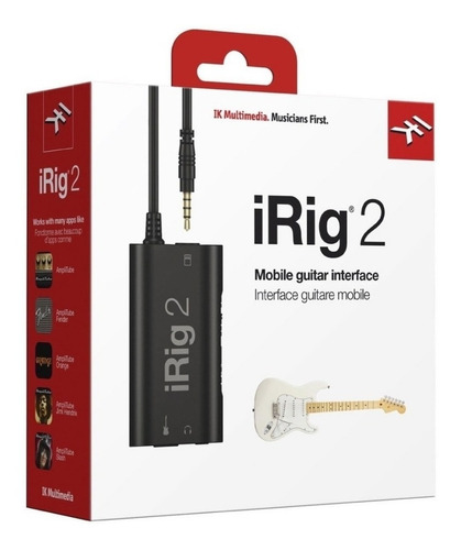 Irig 2 Interfaz Para Guitarra iPad, iPhone, Interface  Irig2