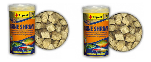 Kit Fd Brine Shrimp Artêmia Salina Desidratada 8g/100ml X2