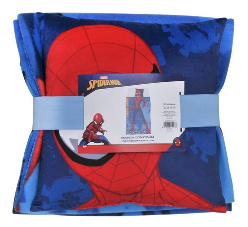 Unbekannt Manta para bebé 100 x 150 cm diseño de Spiderman 002