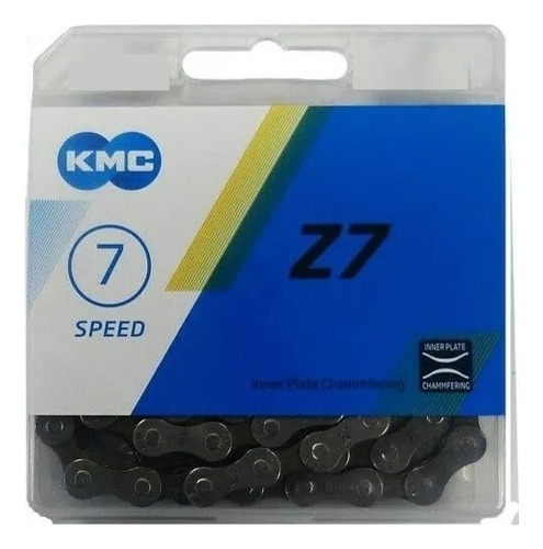 Corrente Kmc Z7 Indexada 6/7/8v 18v 21v 24v Fina Mtb Speed