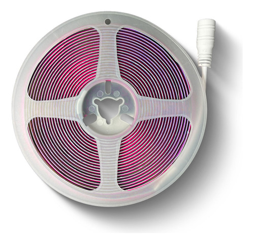 Fita Led Cob 300led/m Ip20 12v Colorida - 5mts Led Contínuo