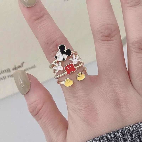 Anillo Importado Mickey Mouse Ajustable