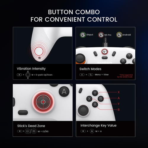 Gamesir Nova Lite 24g Controlador Inalámbrico Para Pc Con Y