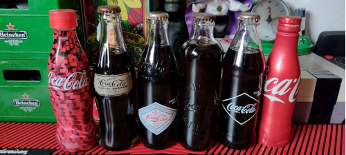 Oferta 6 Botellas Coca-colección Retro Selladas Original