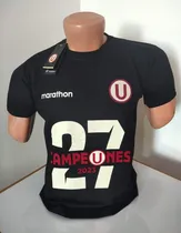 Comprar Camiseta Campeon 2023 Club Universitario De Deportes Negra