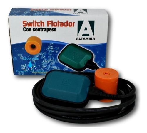 Flotador Automatico Tipo Pera Altamira 10 Mts. De Cable