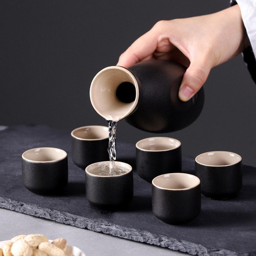 Mz Juego De Tazas De Sake De Cerámica Vintage, Regalo