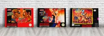 Comprar Carteles Final Fight Combo Gamer 3x Juegos Snes 30x20 Cm