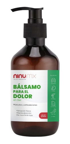 Balsamo En Gel Para Dolor Muscular Articulaciones Ninu 250 M