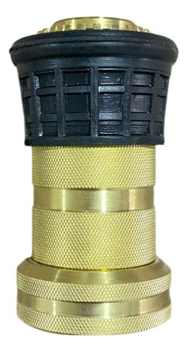 Chiflón Hidrante De 1-1/2 Pulgada De Bronce Nh/nst 120 Gpm