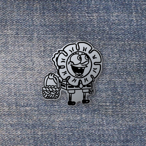 Pin Decorativo - Bob Flor -  Bob Esponja