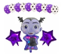 Comprar 13 Globos Metalicos  De Vampirina Con Globos Polca