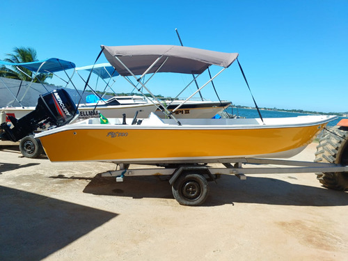 Lancha Rs 530 Com Motor Mercury 50 Elo 2 Tempos 0km 17 Pés