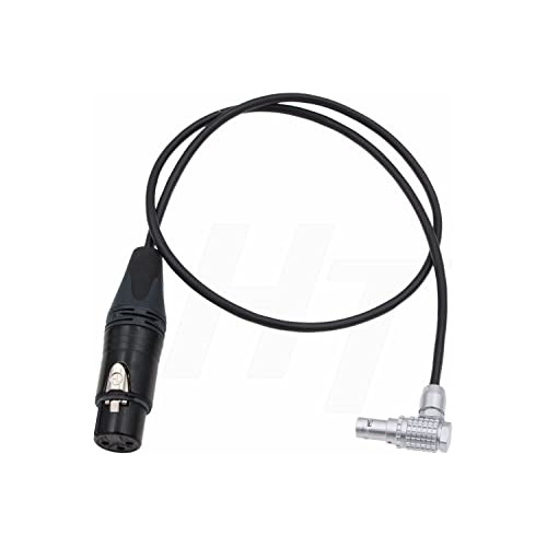 Cable Audio Microfono Xlr 3 Pin Angulo Recto 6 Para Arri