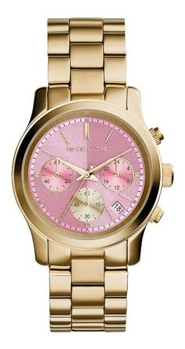 Relógio Michael Kors Mk6161 Gold Original Completo C/ Caixa