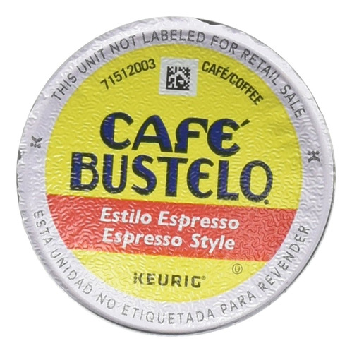 Cafe Bustelo, K-cup Porción Individual, 12 Unidades, Caja De