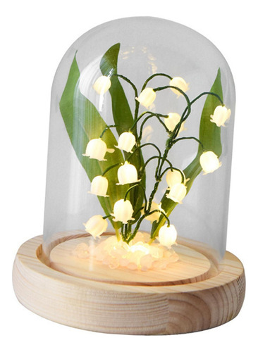 Lámpara Nocturna Con Forma De Lirio De Orquídeas Material De