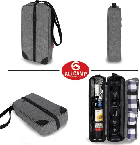 Bolsa De Vino Con Compartimento Refrigerador Con Sacacorchos