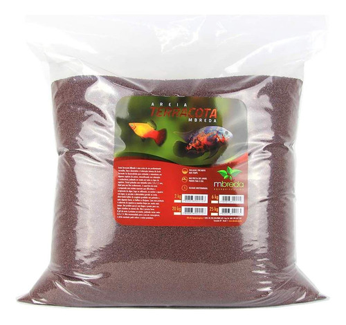 Substrato Vermelho Mbreda Terracota 20kg Realça Coloração