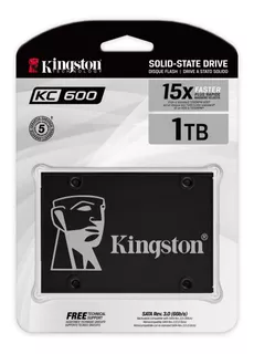 Kingston 1tb Ssd Disco Sólido 2.5 Sata 3d Tlc Cifra Skc600