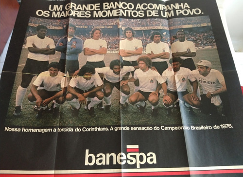 Corinthians Invasão 1976 Poster Revista Manchete