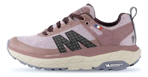 Zapatilla Trail Running Mujer Morado Gris Michelin Aw01